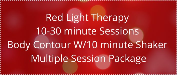 Red Light Therapy Body Contour W/10 minute Shaker 5 Session Package